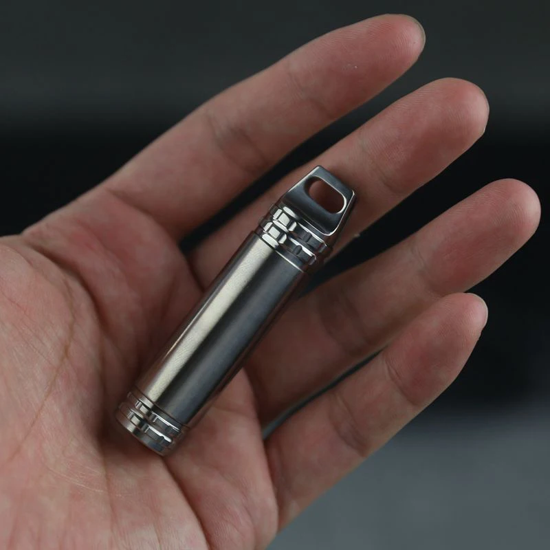 Водонепроницаемая медицинская Герметичная Бутылка из титанового сплава мини