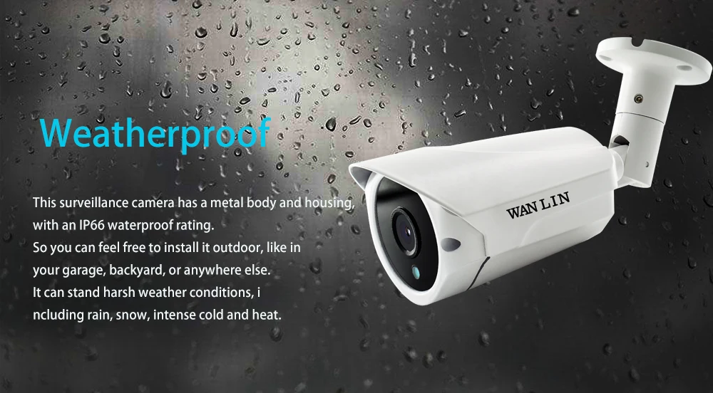 WANLIN SONY IMX326 5MP AHD Камера Всепогодный Безопасности Камеры Скрытого видеонаблюдения 3 шт. массив светодио дный 40 м ночного видения