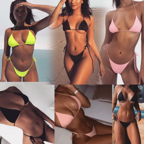 

Womens Padded Push-up Bikini Set Beach Swimsuit Bathing Suit Swimwear Beachwear