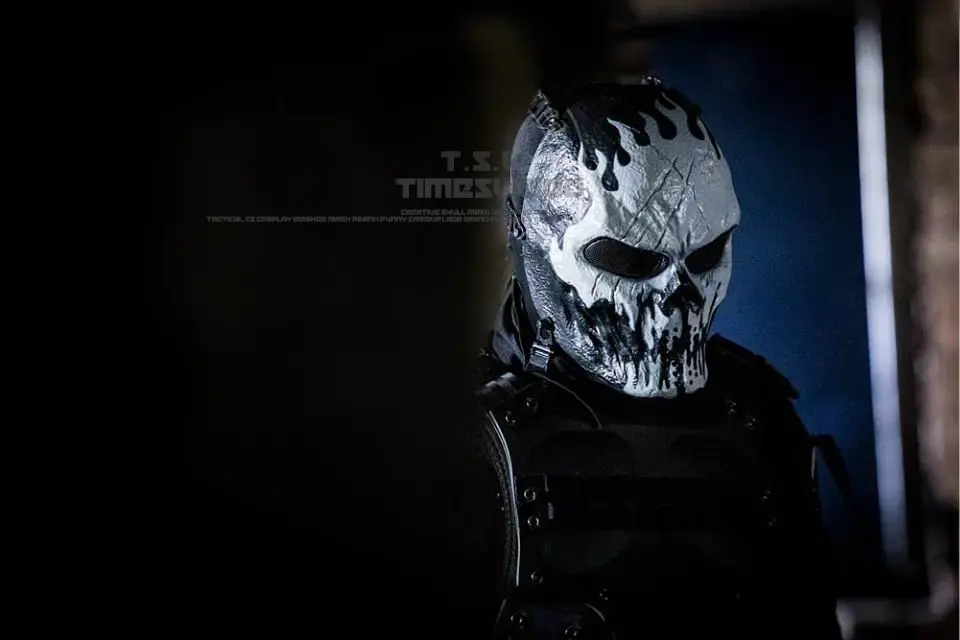 Креативная маска с черепом Wargame Chief Tactical CS Cosplay Masked Mask шалость забавная камуфляжная маска для верховой езды на лицо полные маски подарок на Хэллоуин