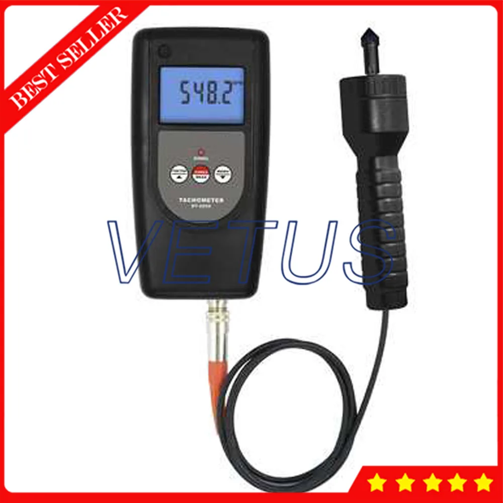 DT-2859 Tachometer For Rotative velocity Surface speed and Frequency of motor Multifunctional Digital display | Инструменты