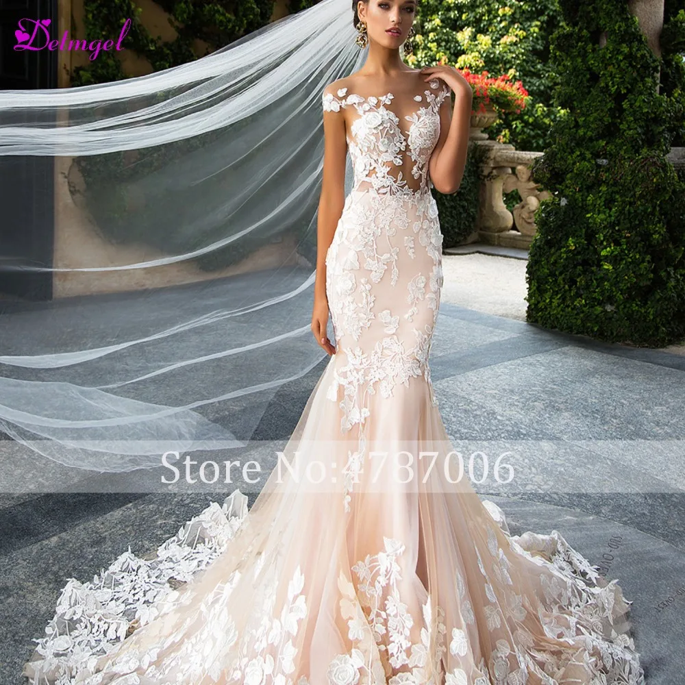 Detmgel новый дизайн сексуальное свадебное платье русалки с открытой спиной и