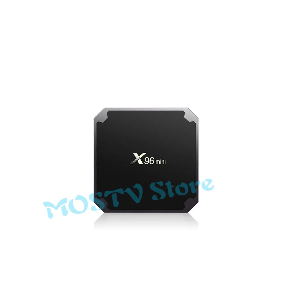 X96 Мини Android 7,1 X96mini Smart ТВ коробка S905W 4 ядра Поддержка 2,4 г Беспроводной WI-FI Комплект Топ кабель потокового мультимедиа плеер
