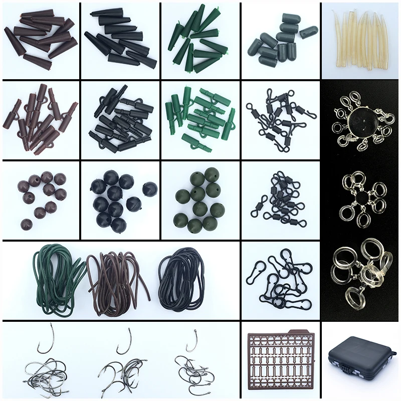 Карп рыболовные принадлежности 177 шт./компл. Безопасность зажимами для грузила