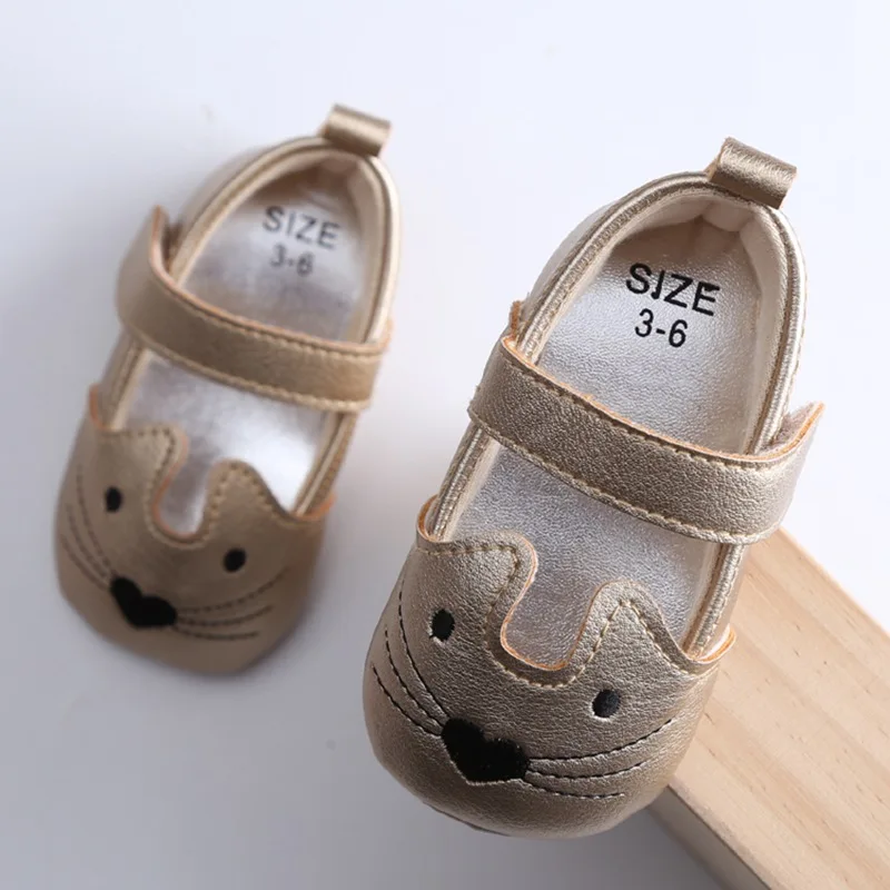 Детские цветок розы Обувь для девочек принцесса Leopard новорожденных Prewalker мягкая