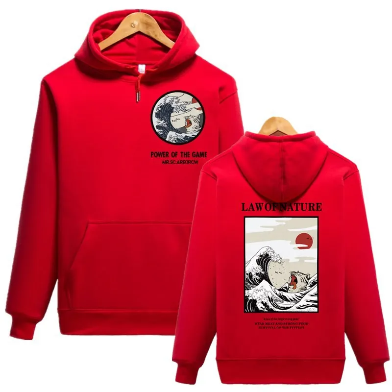 Толстовка с капюшоном в стиле ретро японская Повседневная Уличная одежда