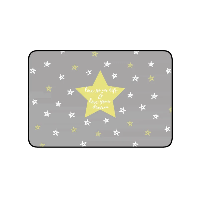 Nordic серый звезды Rugs And Carpets шелковистый для домашнего Гостиная большой Спальня