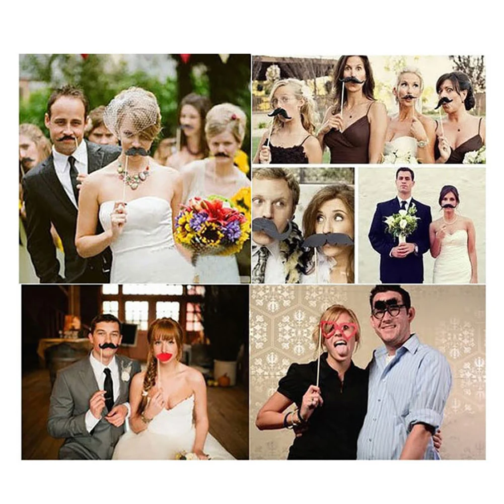 Гавайский Photo Booth Реквизит-пляж тропические тики Летняя Вечеринка украшения