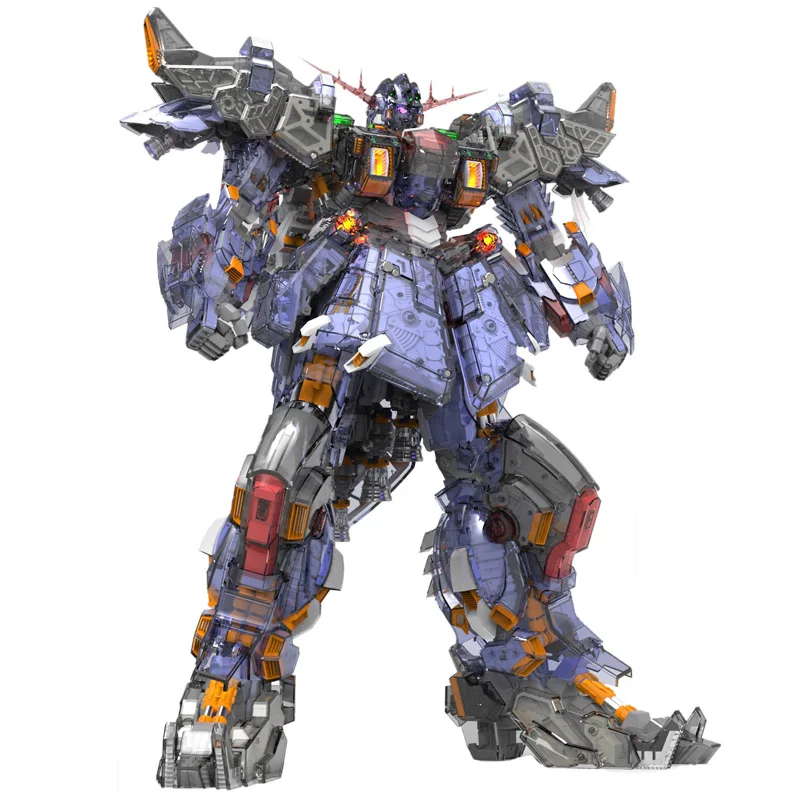 Аниме мобильный костюм MECHANICORE 1/100 38 см масштаб ZMS-2 ZIEGLER Gundam прозрачный цвет модель комплект Zeong MSN02 модель фигурка робота