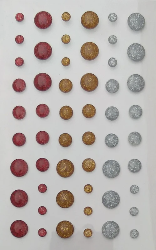 (5 шт./лот) самоклеющиеся блестящие эмалированные точки смолы наклейки украшения