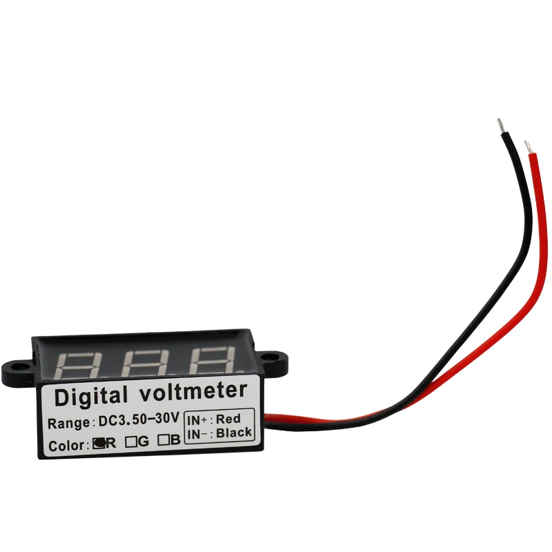 0 56 дюймовый точный переменной мотор светодиодный цифровой вольтметр тестер