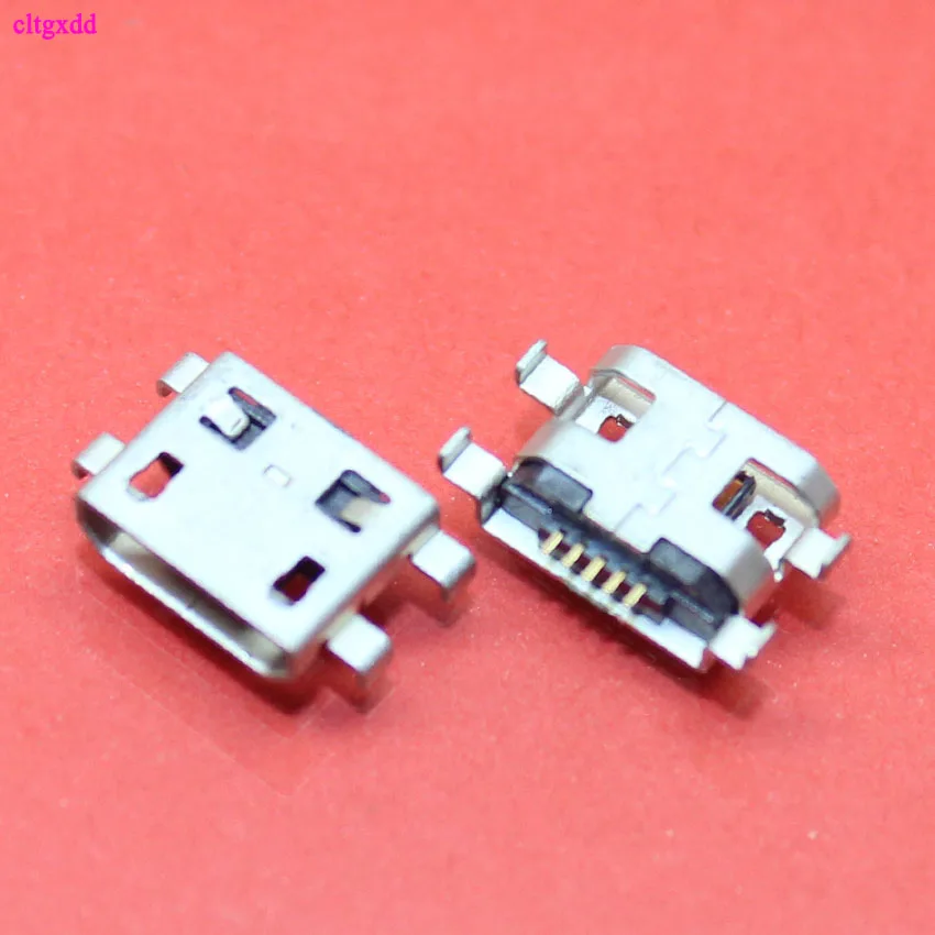 Cltgxdd 10 шт. Micro USB 5pin B Тип гнездовой разъем для мобильного телефона зарядки Разъем