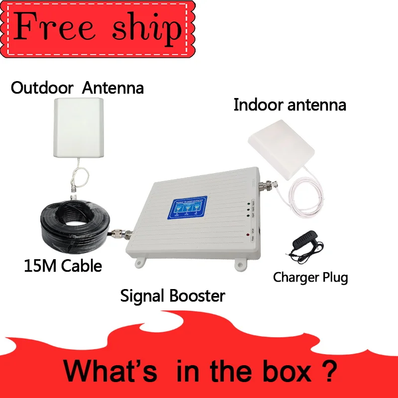 Ретранслятор мобильного сотового сигнала TFX BOOSTER 2G/3G/4G трехдиапазонный GSM 900 LTE DCS