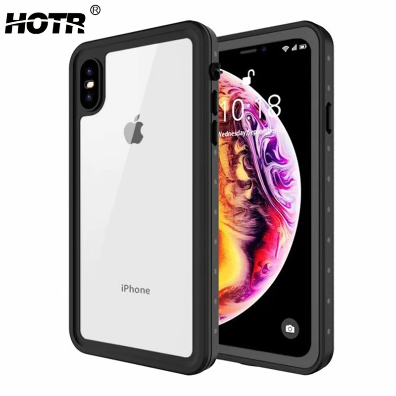 

Чехол для телефона iphone XS Max 6,5, водонепроницаемый ударопрочный чехол с защитой от снега, мягкий чехол для телефона из ТПУ для iphone XS Max, защита н...