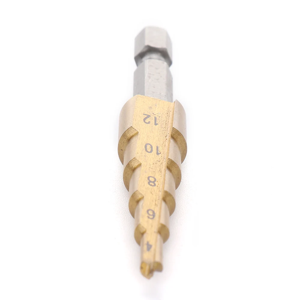 

Hot Sale drill bit for step drill Hex shank straight groove step drill High speed HSS steel drill bit