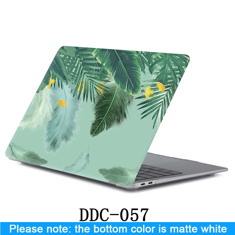 DDC-057 Чехол для ноутбука Apple MacBook Air Pro retina 11 12 13 15 16 для mac book Pro 13,3 15,4 16 дюймов с сенсорной панелью+ клавиатура - Цвет: DDC-057