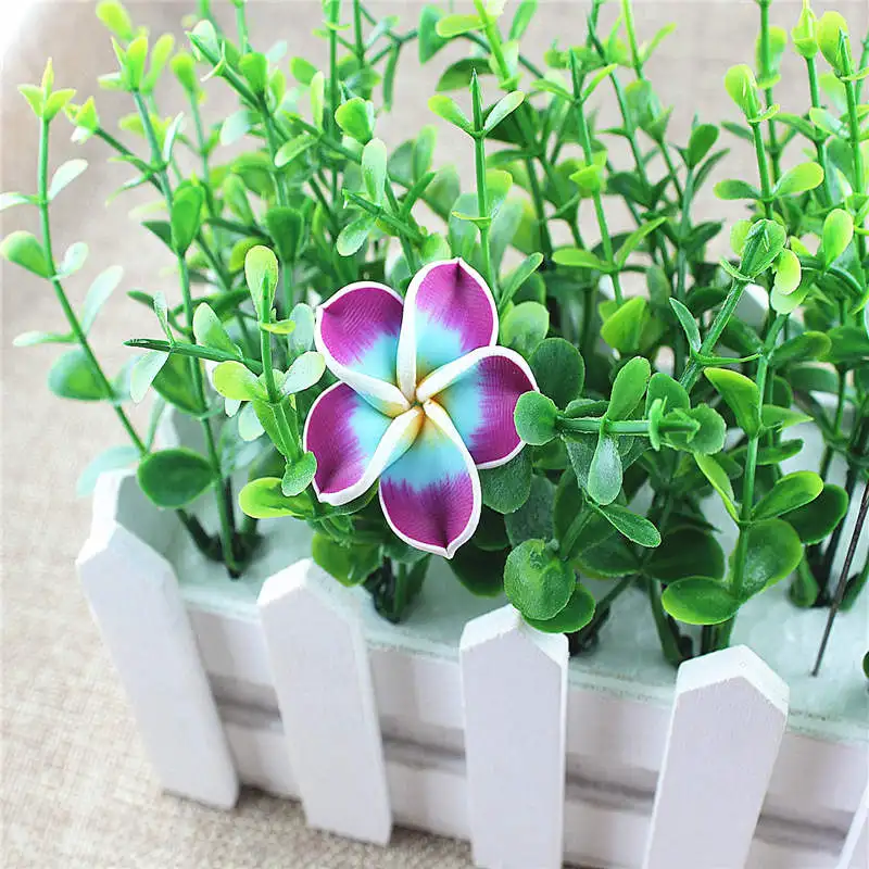 5 шт глиняные цветы Смешанные Украшения поделки рамка из бисера Кабошоны для