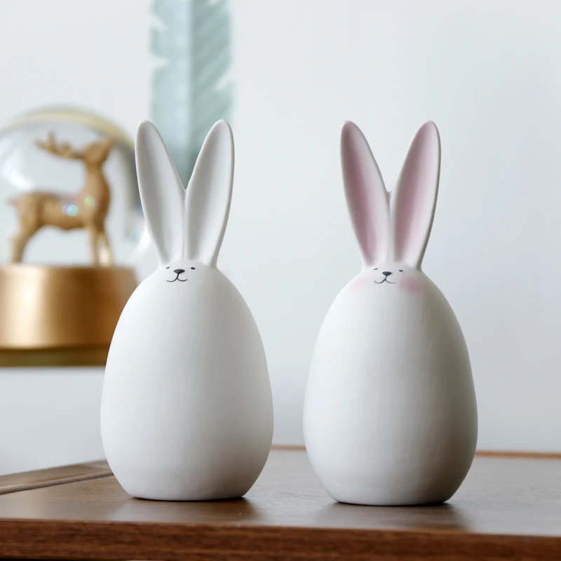 Белые керамические милые фотообои INS для украшения гостиной домашний декор