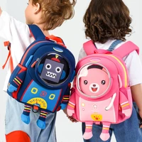 3d space robot bear school bags for kids boys schoolbag designer waterproof children school backpack girl bag mochila infantil