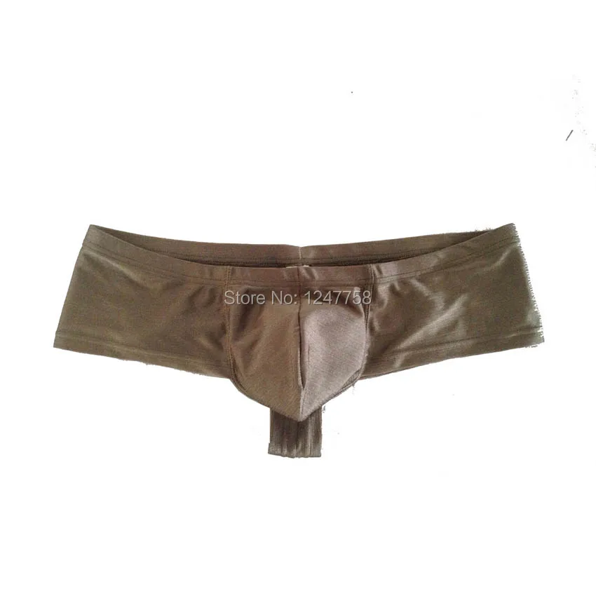 Нижнее белье мужское блестящие трусы боксеры с тонким рисунком|boxers pattern|bulge