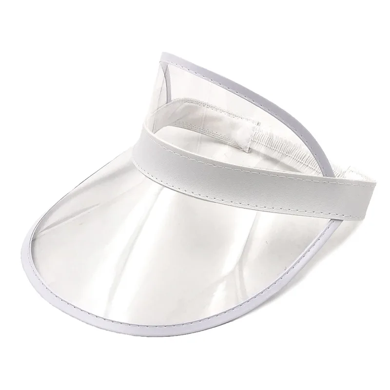 Новинка Мужская и женская прозрачный пластик ПВХ летняя Солнцезащитная шляпка