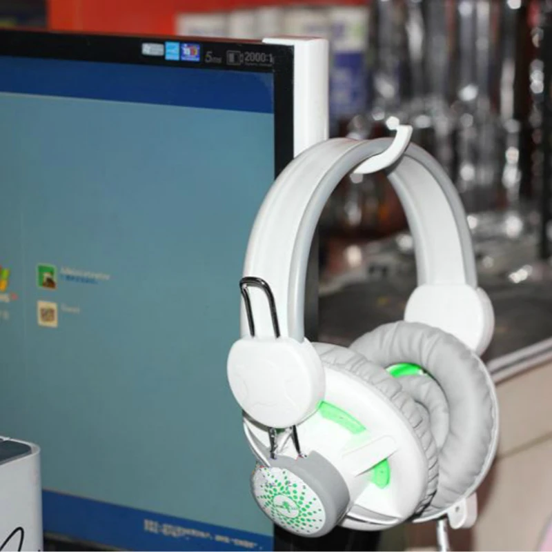 Подставка для наушников универсальная вешалка настенный крючок PC монитор