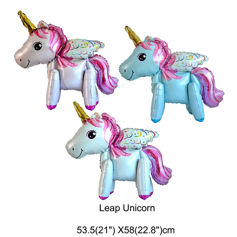 Leap Unicornio воздушный шар единорог украшение для дня рождения баллон с днем Декор