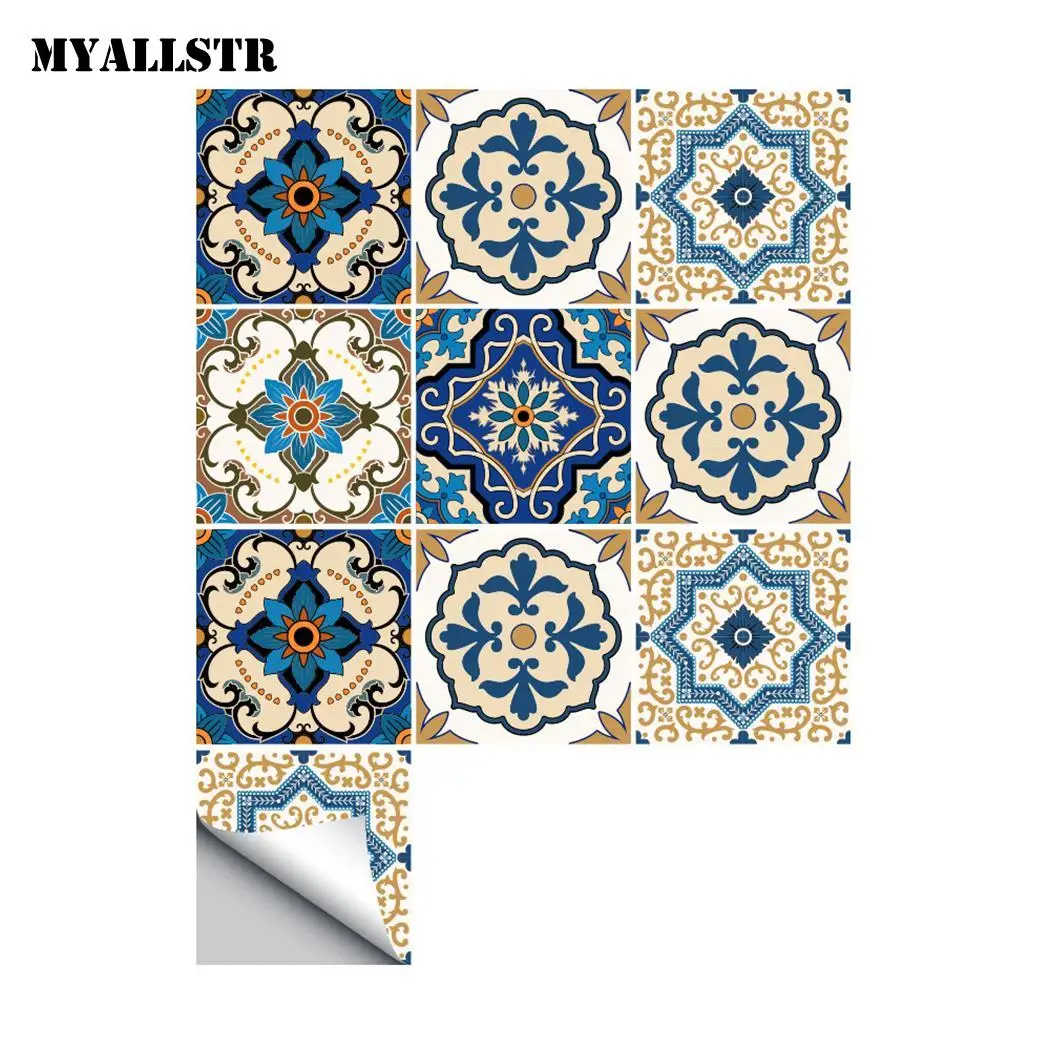 Водонепроницаемые самоклеющиеся наклейки на стену для кухни в ванной комнате