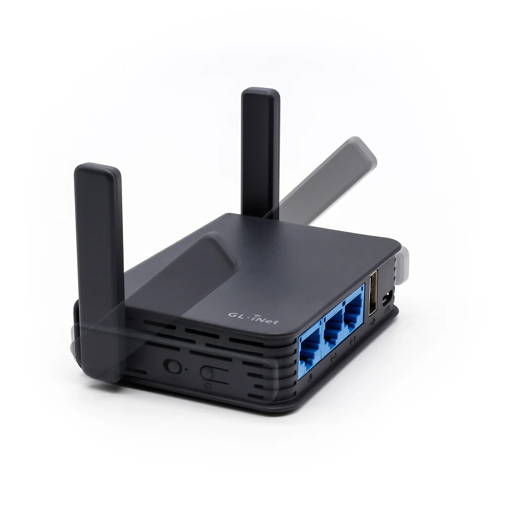 GL. iNet GL-AR750S 802.11ac 750 Мбит/с беспроводной гигабитный маршрутизатор переменного тока OPENWRT Мини WiFi роутер USB 16 Мб Nor flash+ 128 Nand flash