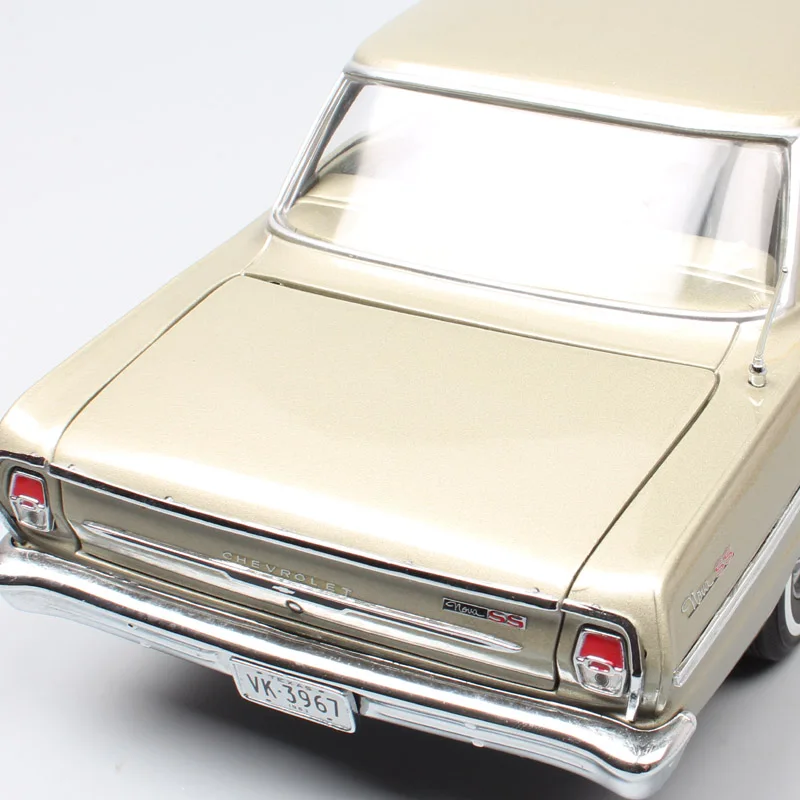 Детские 1:18 масштабные большие винтажные Sunstar 1963 Chevrolet Chevy II Nova coupe Diecasts& Toy Vehicles модели автомобилей игрушки для коллекции