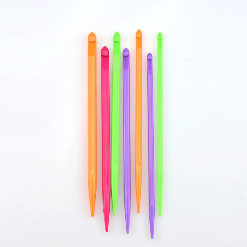 Двусторонние крючки для вязания крючком 7 шт./компл. мам/бабушек|Швейные иглы| |