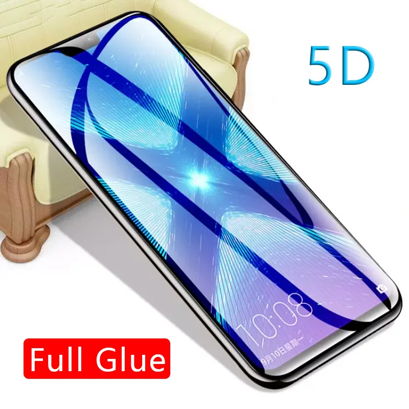 Защитное стекло 5d закаленное на honor 8x 8c 8a 8 lite x a c | Мобильные телефоны и аксессуары