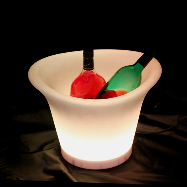 

SK-LF08 (L38*W32*H28cm) 16 Color Change LED Flower Pot iluminouse Planter with 1000mah Li battery with Remote Free Shipping 1pc