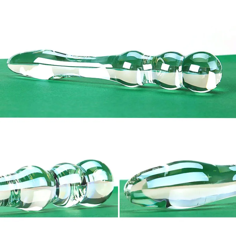 Pyrex стеклянный фаллоимитатор искусственный пенис член Кристалл Анальная пробка