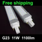 G23 led pl освещение 11 Вт лампочка лампа с 60 шт. SMD 5050 2835 pl лампочка 120 градусов лм реальный тест теплый белыйхолодный белыйбелый
