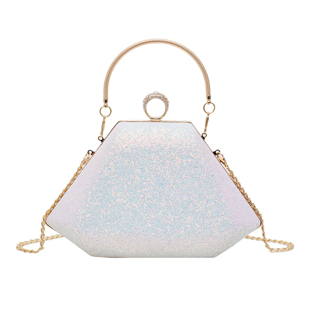 2019 роскошные сумки модные женские блестки бриллианты сумка через плечо цепная