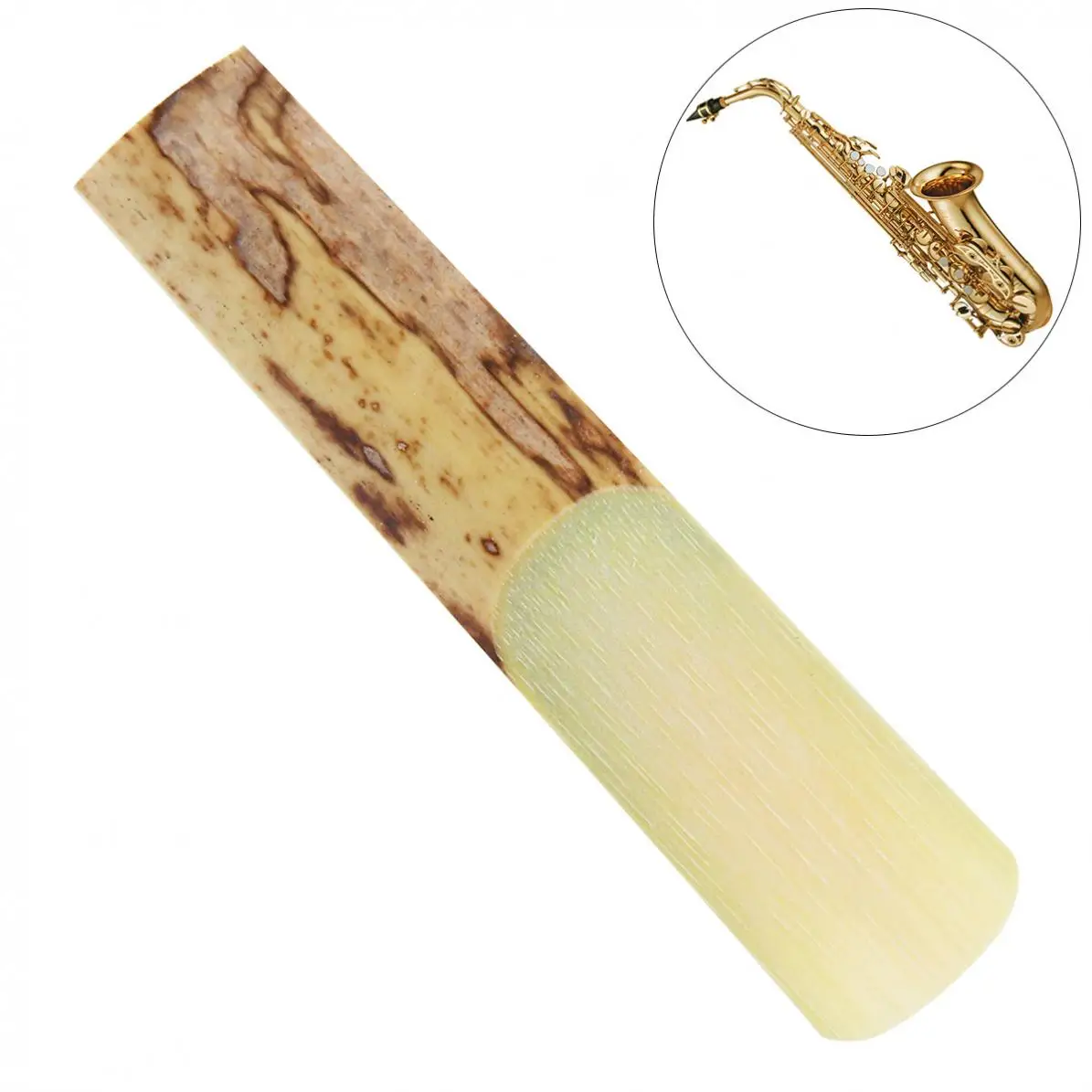 

10pcs/lot Alto bE 2-1/2 Saxophone Reeds Bamboo Strength 2.5 for Saxophone Accessories Parts with a box