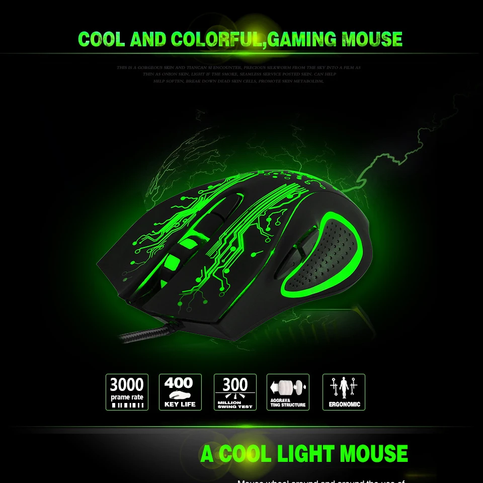 Игровая мышь, USB мышь, геймер, 5000 dpi, компьютерная мышь, игровая, бесшумная, игровая мышь, проводная, 6 кнопок, оптическая, Mause, геймер, для ПК, ноутбука