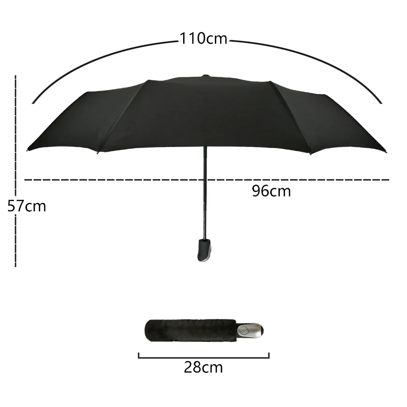 Автоматический складной зонт от дождя для мужчин и женщин роскошные большие