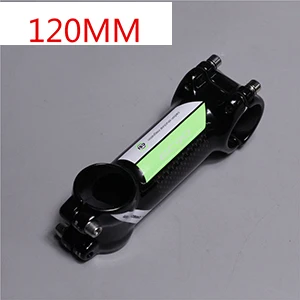 Green 120mm EC90 Алюминий сплав и карбоновый вынос руля велосипеда дорожный велосипед ствол MTB/карбоновый держатель 31,8*28,6 мм 60/80/90/100/110/120 мм - Цвет: Green 120mm