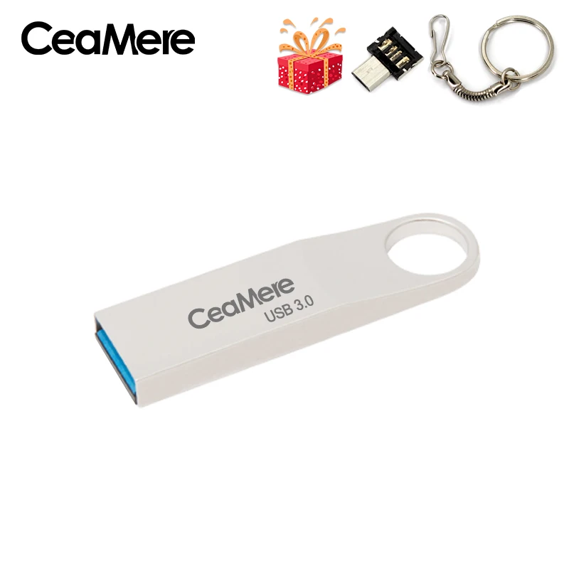 CeaMere USB флеш накопитель 256 ГБ/128 ГБ/64 Гб/32 ГБ/16 ГБ Флешка 3 0 карта памяти диск