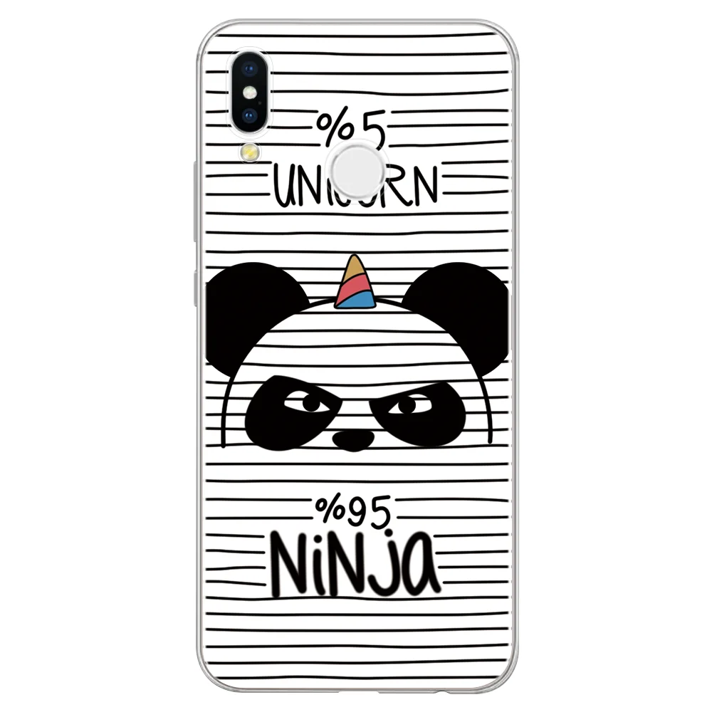 Чехол из ТПУ с пандой для huawei mate 10 P8 P9 P10 P20 Lite Pro Mini TPU, защитный чехол для телефона huawei P20 Lite, прозрачный чехол
