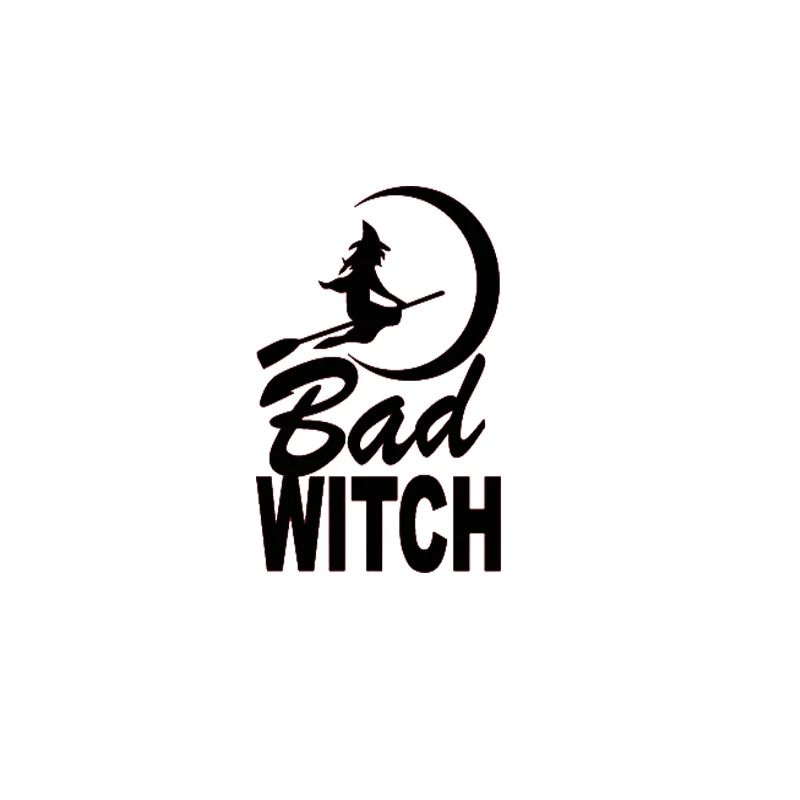 Для плохо с ведьмой Луной и веник наклейка Стикеры греческий тройной богиня