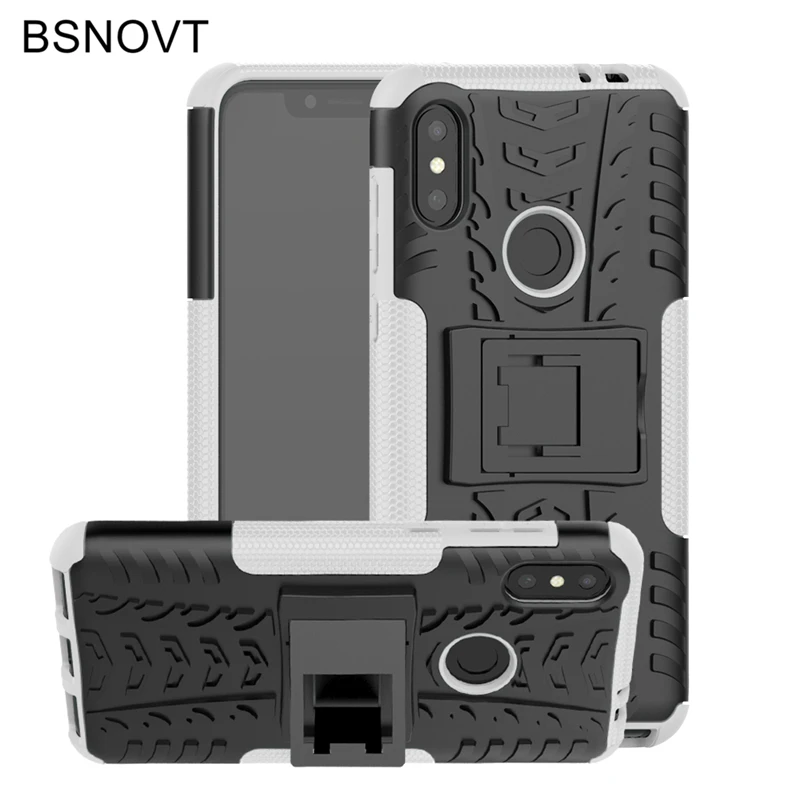 BSNOVT For Motorola Moto One Power Case Cover Soft TPU Holder Stand Phone Cases P30 Note Fundas 6.2&quot |