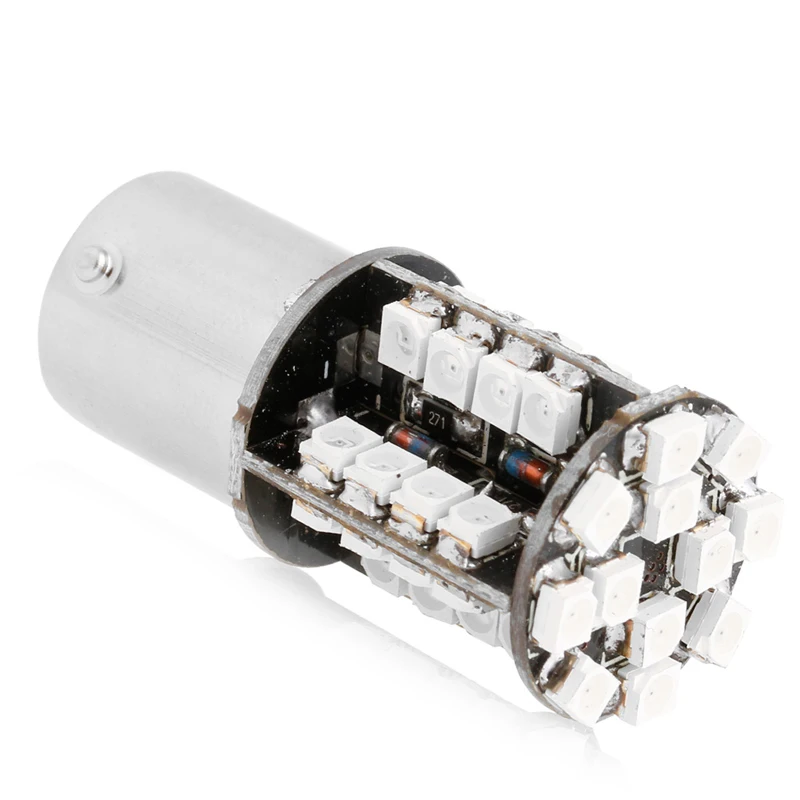 12В DC 1156 3528 44 SMD светодиодные лампы тормоза лампа Canbus ОШИБОК красный qyh|Сигнальная