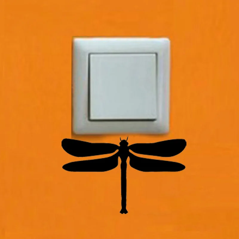 Dragonfly Забавный виниловый настенный стикер s для детских комнат индивидуальный