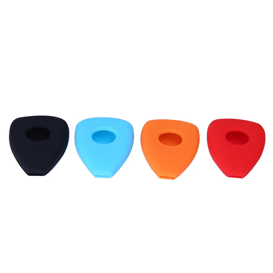 

10pcs/Lot Mix Color Silicone Car Key Cover Case For Toyota Camry Corolla Vios Reiz Crown RAV4 3 Buttons Car Key Fob