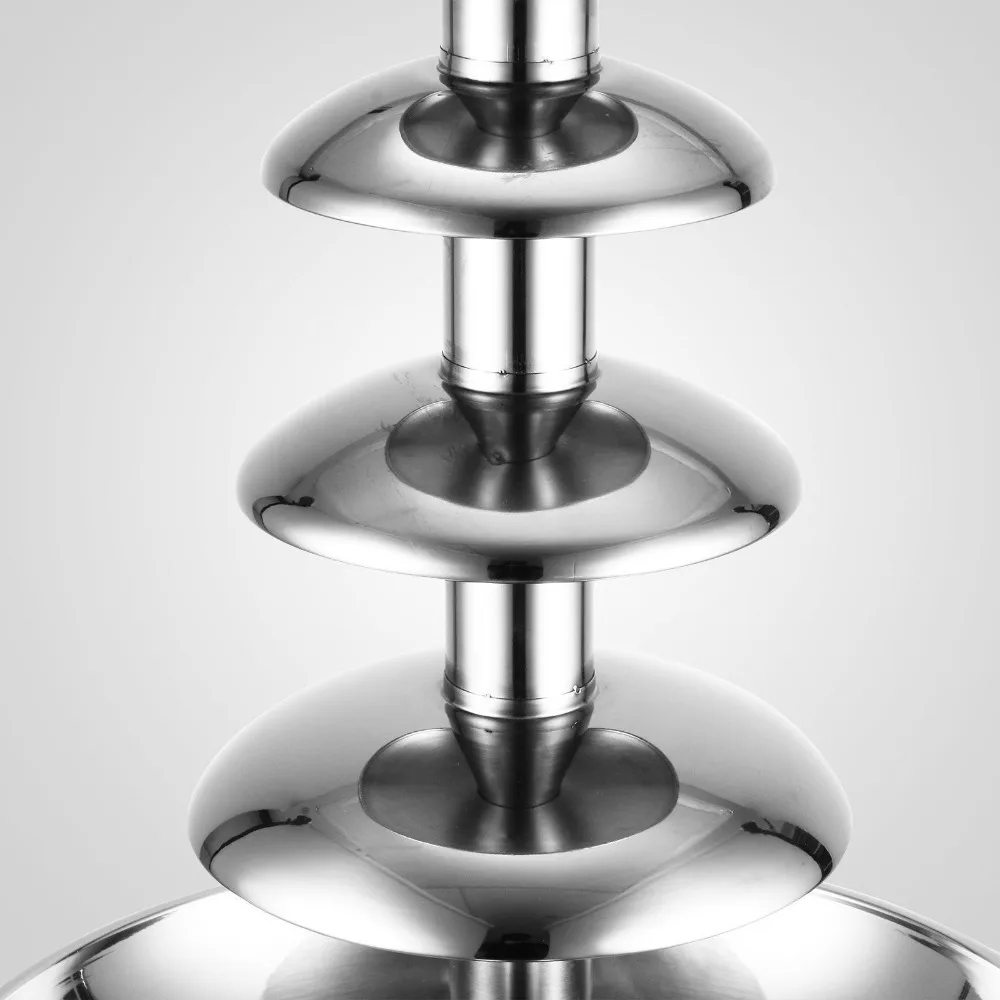

Stainless Steel Commercial Electric 39" 7-Tier Party Chocolate Fondue Fountain