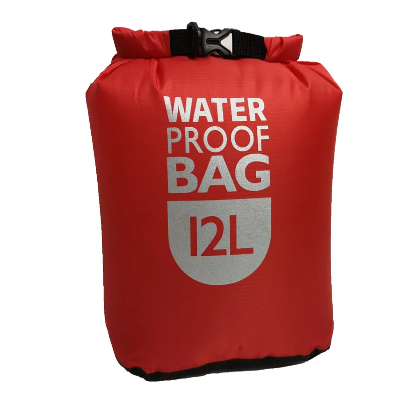 Red 12L 6/12/24L Водонепроницаемый сухой мешок пакет мешок для рафтинга плавания Каякинг водного плавающий парусный спорт каноэ гребля на водонепроницаемость - Цвет: Red 12L