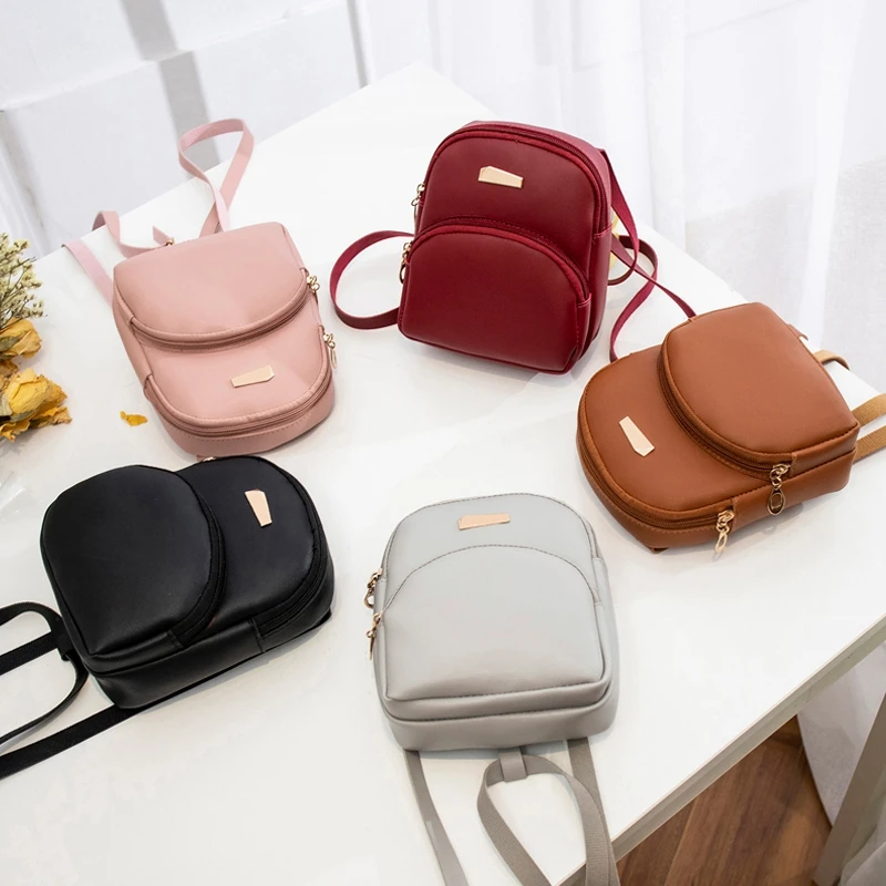 Новый женский модный маленький рюкзак из искусственной кожи милый для девочек и